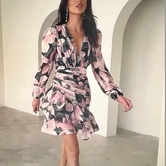 Floral Ruffle Dress - Picture 1 of 1